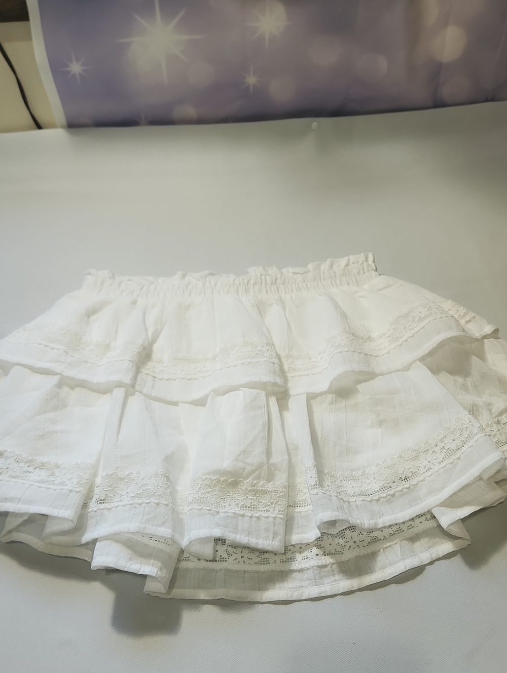 Target White Tiered Lace Skort - Women's